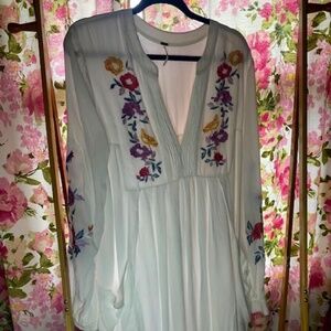 Free People embroidered dress